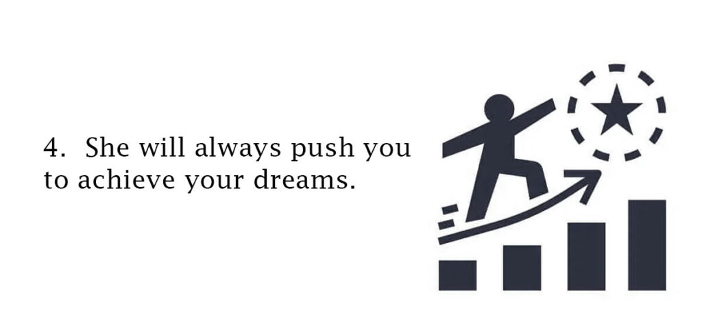 will always push you to achieve your dreams